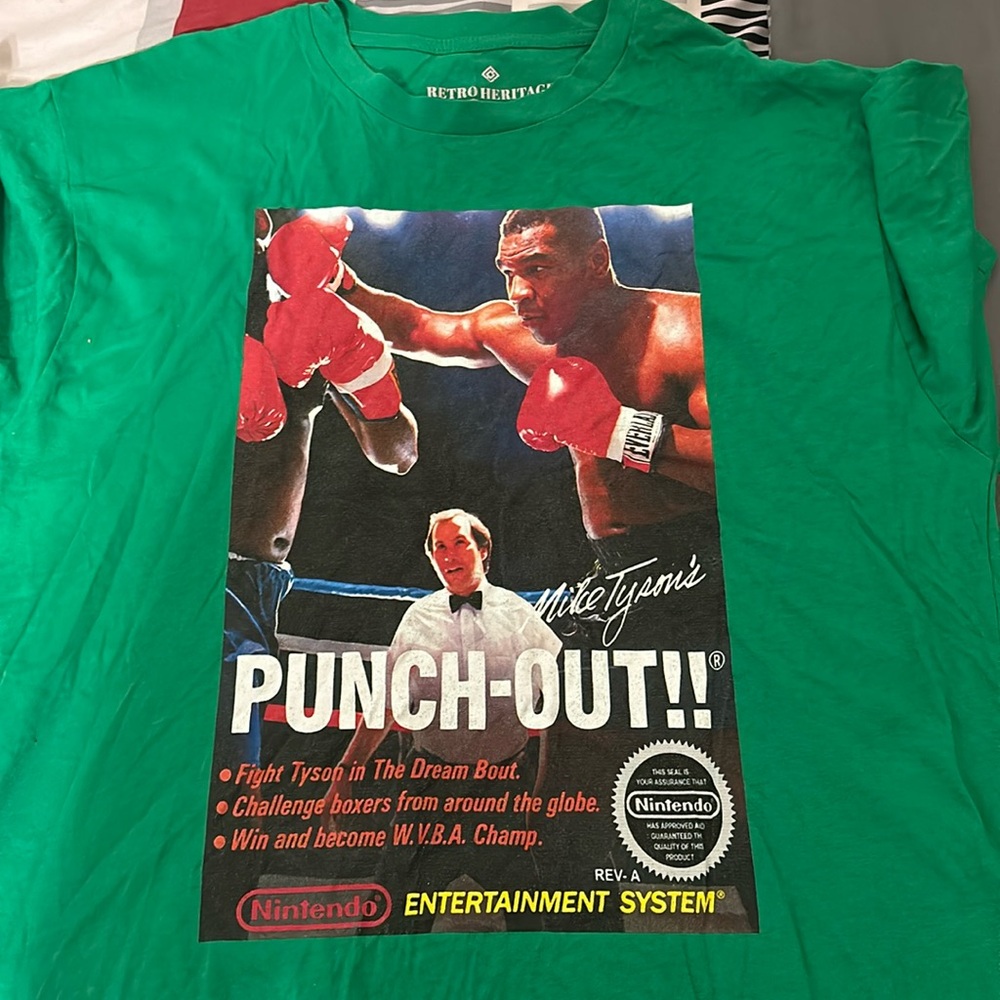 Mike Tyson Green Tshirt Men